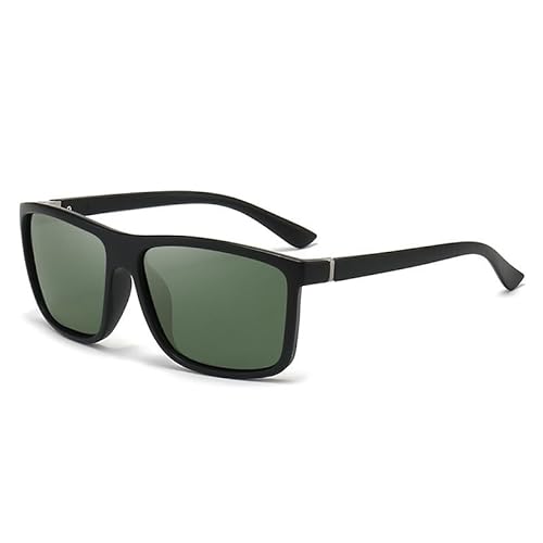 MEIION BITEVIEW | POLARISIERTE PREMIUM-BRILLE FÜR ANGLER Ultraleichte Polarisierte Sonnenbrille Herren & Damen UV400 Schutz, Rechteckiger Rahmen für Sport & Freizeit von MEIION