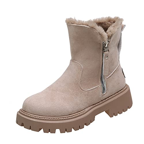 MEIION Festberg Faye - Schneestiefel mit Futter Gefütterte Winterstiefel Damen Warme, rutschfeste Schneestiefel für Outdoor-Aktivitäten MEIION Festberg Faye - Schneestiefel mit Futter Gefütterte Winterstiefel Damen Warme, rutschfeste Schneestiefel für Outdoor-Aktivitäten von MEIION