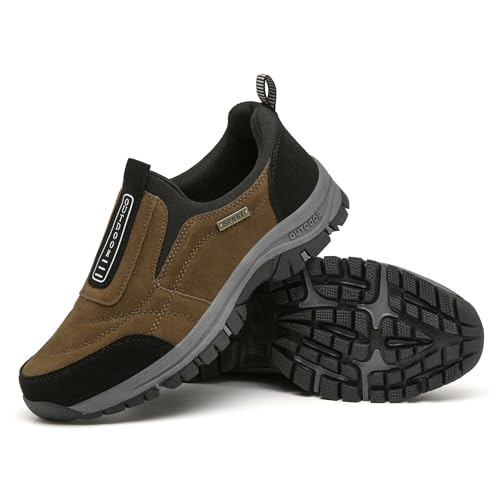 MEIION Hatme Orthopädische Wanderschuhe Herren-Sportschuhe, atmungsaktive Freizeitschuhe, rutschfeste Schuhe von MEIION