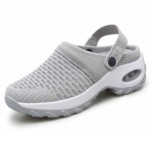 Heidi Mode Orthopädische Luftpolsterschuhe, deutsche Qualität Atmungsaktive Turnschuhe für Damen – Leichte Slip On Sneaker mit Luftpolster und Fußgewölbestütze, Wandern und Freizeit von MEIION