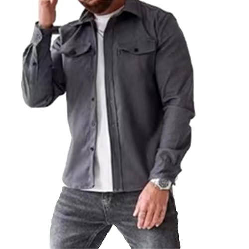 MEIION Kay - STYLISCHES Hemd FÜR DEN Herbst Herrenhemd, Langarmhemd, Freizeithemd, Business Casual Wear von MEIION