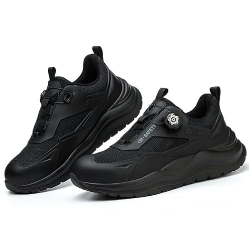 Meine Arbeitsschuhe Denton Sicherheitsschuhe Leichte Sicherheitsschuhe für Herren und Damen, Atmungsaktiv & Sportlich mit Stahlkappe, rutschfeste Arbeitsschuhe von MEIION