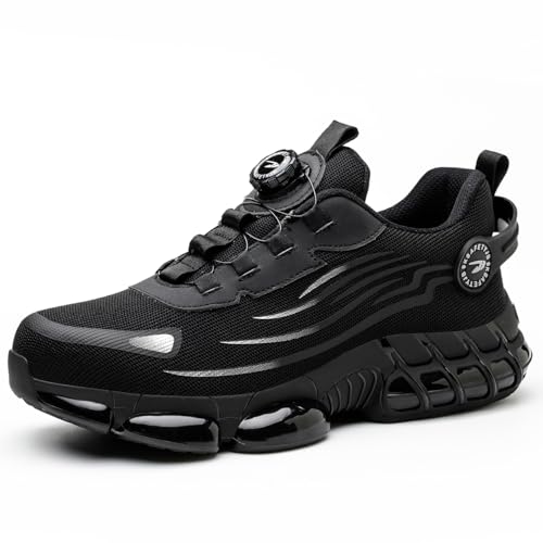 Meine Arbeitsschuhe Glider RS Sicherheitsschuhe Herren - Leichte Arbeitsschuhe mit Stahlkappe - Sicherheits-Sneaker für den Arbeitsplatz - Atmungsaktive und stylische Schuhe - Trekkingschuhe von MEIION