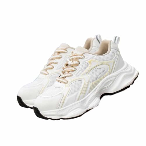 Meine Arbeitsschuhe Sonoma Sicherheitsschuhe Sicherheitsschuhe für Damen Leichte atmungsaktive Arbeitsschuhe mit Stahlkappe und Schnürsenkeln von MEIION