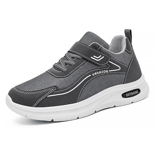 MEIION ORTHOSHOES Avalon - Ergonomische Schmerzlinderungs-Sneaker mit Klettverschluss,Atmungsaktive Laufschuhe mit Stoßdämpfung rutschfeste Sneaker für Alltag und Sport Bequeme Passform von MEIION