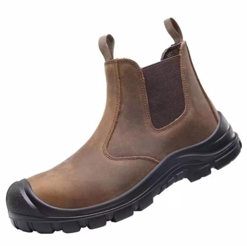 MEIION ORTHOSHOES FlexGuard - Orthopädische Arbeits- und Sicherheitsstiefel，Robuste und Komfortable Winter Arbeitsstiefel für Herren: Arbeitsschuhe mit Rutschfestigkeit und Wärmeisolierung von MEIION