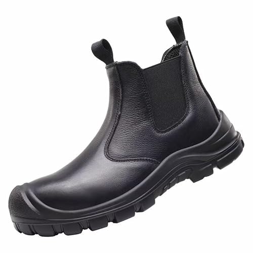 MEIION ORTHOSHOES FlexGuard - Orthopädische Arbeits- und Sicherheitsstiefel，Robuste und Komfortable Winter Arbeitsstiefel für Herren: Arbeitsschuhe mit Rutschfestigkeit und Wärmeisolierung von MEIION