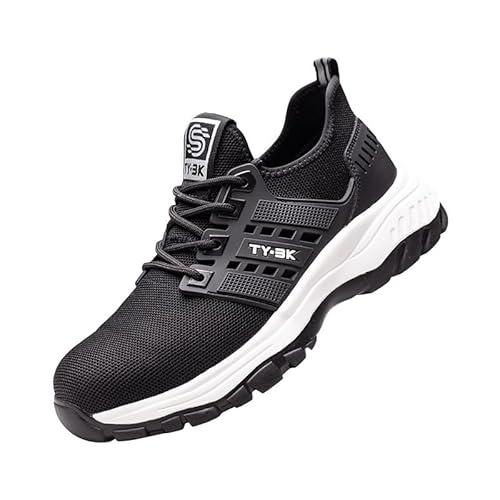 ORTHOSHOES Safeguard - Orthopädischer Arbeits- und Sicherheitsschuh Herren Damen Sicherheitsschuhe - Sportlich Leicht, Atmungsaktiv, Stahlkappe, rutschfest Arbeitsschuhe von MEIION