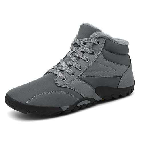 MEIION RÖCK performance Winterbarfußschuh Northpole Barfußschuhe Winter Herren Damen - Wasserabweisende, Warm Gefütterte Winterschuhe mit Rutschfester Sohle und Breiter Zehenbox von MEIION