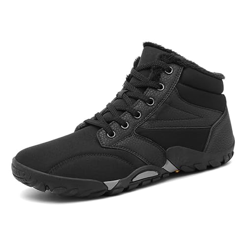 MEIION RÖCK performance Winterbarfußschuh Northpole Barfußschuhe Winter Herren Damen - Wasserabweisende, Warm Gefütterte Winterschuhe mit Rutschfester Sohle und Breiter Zehenbox von MEIION