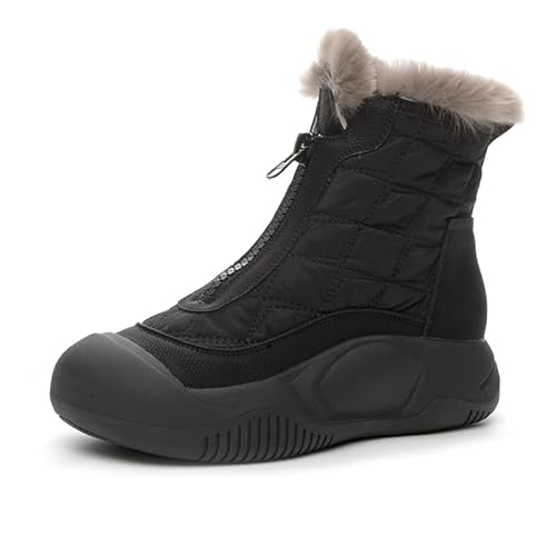 MEIION Swisszauber - Schneestiefel wasserdicht Winterstiefel Damen Wasserdicht und Spritzwassergeschützt mit Kunstpelz-Futter, Rutschfeste Sohle für Draußen Trekking und Wandern MEIION Swisszauber - Schneestiefel wasserdicht Winterstiefel Damen Wasserdicht und Spritzwassergeschützt mit Kunstpelz-Futter, Rutschfeste Sohle für Draußen Trekking und Wandern von MEIION