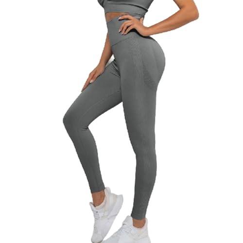 MEIION Tryfitshape FitShape Seamless Leggings Hoch taillierte Yogahosen für Frauen, Scrunch-Butt Leggings mit Bauchkontrolle, undurchsichtig, ideal für Sport und Fitness MEIION Tryfitshape FitShape Seamless Leggings Hoch taillierte Yogahosen für Frauen, Scrunch-Butt Leggings mit Bauchkontrolle, undurchsichtig, ideal für Sport und Fitness von MEIION
