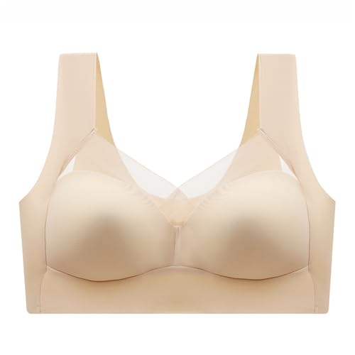MEIION Viraler Taikay Nahtloser Push-Up BH Frauen Full Cup Nahtloser Lift-BH, Bequemer V-Neck Stütz-BH von MEIION
