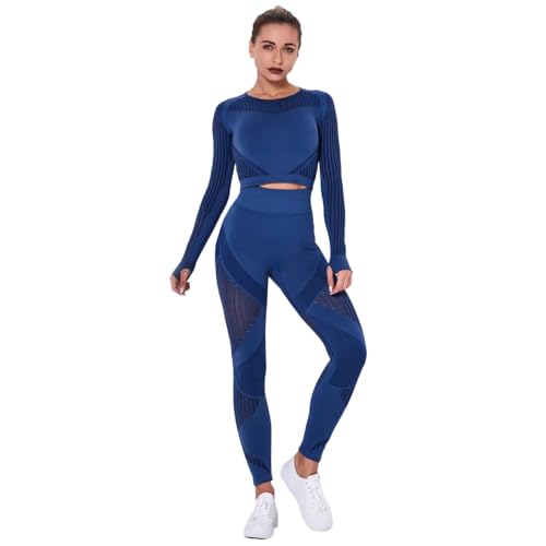 MEIION Yunafit Cleo Top Damen Sportshirt für Yoga，Sport und Gym - Maximale Elastizität, Atmungsaktivität, Blickdichte & Lange Ärmel von MEIION