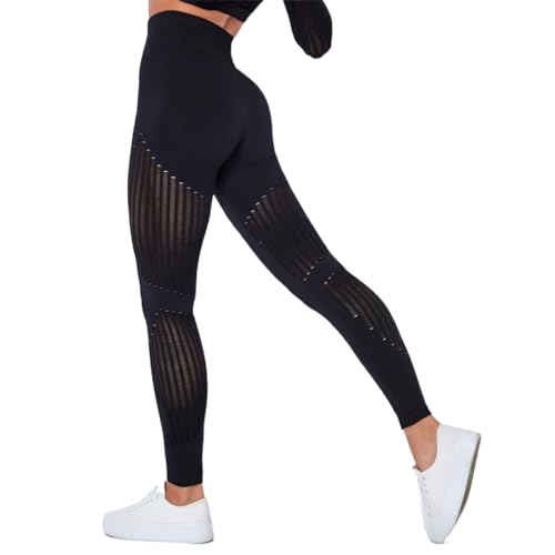 MEIION Yunafit Leggings Cleo DamenHigh Waist Booty Scrunch Butt Yoga Hosen Kompressionshose für Sport and Gym von MEIION