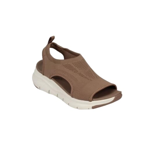 MEIION bergxperten Florax-ergonomische schmerzlindernde Komfort-Sandalen Bequeme Elegante Damen Orthopädische Plateau Sandalen von MEIION