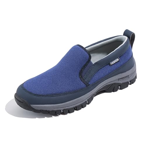 MEIION Ortho Pro ergonomischer schmerzlindernder Komfortschuh Orthopädische Herrenschuhe, Atmungsaktive Mesh-Turnschuhe, Orthopädische rutschfeste Herren-Wanderschuhe von MEIION