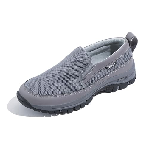 MEIION Ortho Pro ergonomischer schmerzlindernder Komfortschuh Orthopädische Herrenschuhe, Atmungsaktive Mesh-Turnschuhe, Orthopädische rutschfeste Herren-Wanderschuhe von MEIION