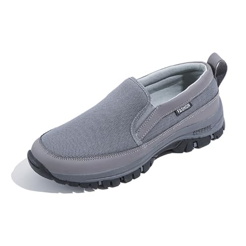 MEIION bergxperten Ortho Pro ergonomischer schmerzlindernder Komfortschuh Orthopädische Herrenschuhe, Atmungsaktive Mesh-Turnschuhe, Orthopädische rutschfeste Herren-Wanderschuhe von MEIION