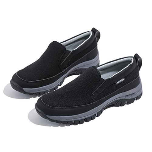 MEIION bergxperten Ortho Pro ergonomischer schmerzlindernder Komfortschuh Orthopädische Herrenschuhe, Atmungsaktive Mesh-Turnschuhe, Orthopädische rutschfeste Herren-Wanderschuhe von MEIION