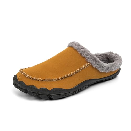 MEIION OrthoBare ergonomische und schmerzlindernde Barfuß Hausschuhe Herren Filzpantoffeln Bequeme und warme für den Winter Gepolsterte Filz MEIION OrthoBare ergonomische und schmerzlindernde Barfuß Hausschuhe Herren Filzpantoffeln Bequeme und warme für den Winter Gepolsterte Filz von MEIION