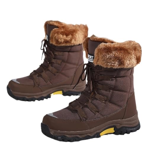 MEIION OrthoPolar - schmerzlindernder wasserdichte, isolierte Stiefel für Herbst und Winter Wanderschuhe rutschfest wasserabweisend mit wechselbaren Einlagen von MEIION