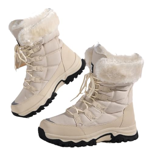 MEIION OrthoPolar - schmerzlindernder wasserdichte, isolierte Stiefel für Herbst und Winter Wanderschuhe rutschfest wasserabweisend mit wechselbaren Einlagen von MEIION