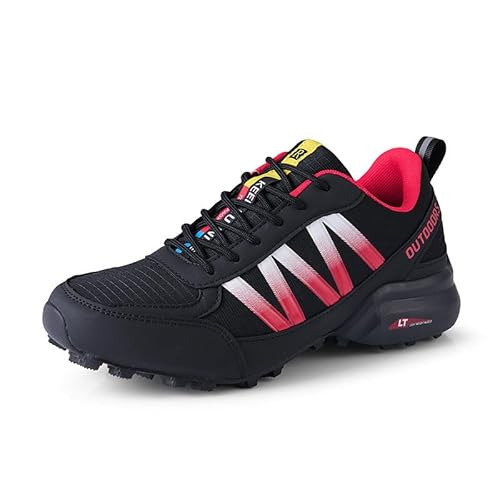 MEIION OrthoTrekking Soft - extrem Bequeme & schmerzlindernde Trekking Wanderschuhe Ultrasoft rutschfest für Rennrad & MTB, Bequeme Sportschuhe von MEIION