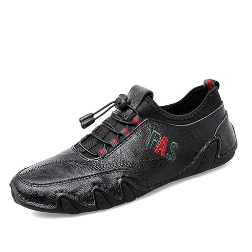 draussenfeet Herren Leder Spleißen rutschfeste Elastische Spitze Weiche Sohle Lässige Fahrschuhe Herren Sommer Loafers - Outdoor rutschfest, Atmungsaktiv & Weich, Casual Fahrschuhe draussenfeet Herren Leder Spleißen rutschfeste Elastische Spitze Weiche Sohle Lässige Fahrschuhe Herren Sommer Loafers - Outdoor rutschfest, Atmungsaktiv & Weich, Casual Fahrschuhe von MEIION