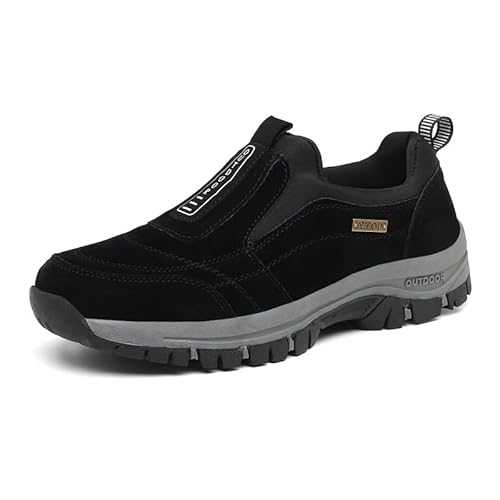 MEIION draussenfeet Herren Waterproof wasserdichte Trekking Und Wanderschuhe Freizeitschuhe Halbschuhe Atmungsaktiv, rutschfest, Für Outdoor Sport und Freizeit von MEIION