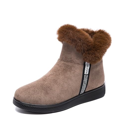 MEIION falken-stein Kuschelige Damen Schuhe mit Innenfutter Warme gefütterte Winterstiefel für Damen, breite Passform, rutschfeste Gummisohle, ideal für Outdoor Aktivitäten MEIION falken-stein Kuschelige Damen Schuhe mit Innenfutter Warme gefütterte Winterstiefel für Damen, breite Passform, rutschfeste Gummisohle, ideal für Outdoor Aktivitäten von MEIION