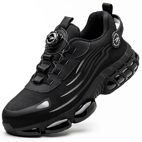 MEIION lilyrun Unisex Stylische Turnschuhe rutschfeste Sicherheitsschuhe mit Anti Schock Noppe Sportliche, rutschfeste und atmungsaktive Arbeitsschuhe von MEIION