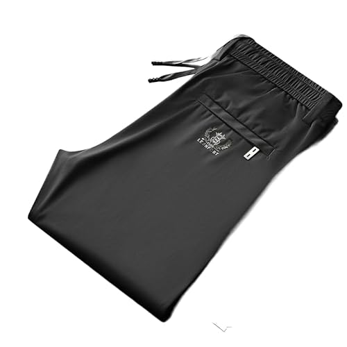 MEIION lonborus Herren Sommer Ice Silk Sweatpants Herren Yoga-Hose - Leicht, Ice Silk, Atmungsaktiv, Jogging Trainingshose von MEIION