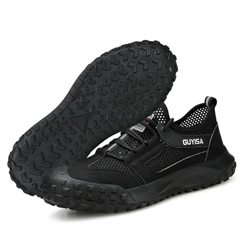 Meine Arbeitsschuhe Lincoln Sommer Sicherheitsschuhe Unisex Arbeitsschuhe mit Stahlkappe, Leicht & Atmungsaktiv, Sicherheitsschuhe für Damen und Herren von MEIION