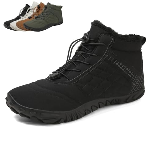 MEIION naturstep Isolierender Winter-Barfußschuh mit rutschfester Sohle - FrostFit Warme Gefütterte Barfußschuhe für Damen und Herren - Rutschfeste, Wasserdichte Traillaufschuhe MEIION naturstep Isolierender Winter-Barfußschuh mit rutschfester Sohle - FrostFit Warme Gefütterte Barfußschuhe für Damen und Herren - Rutschfeste, Wasserdichte Traillaufschuhe von MEIION