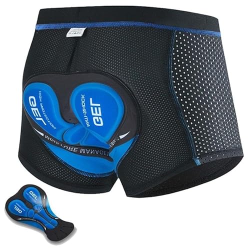 MEIION naturvibes Radlerhose SoftRide Herren Radhose mit 5D Polsterung | Atmungsaktive MTB Radlerhose | Komfortable Unterwäsche für Radfahrer von MEIION