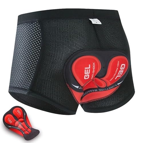 MEIION naturvibes Radlerhose SoftRide Herren Radhose mit 5D Polsterung | Atmungsaktive MTB Radlerhose | Komfortable Unterwäsche für Radfahrer von MEIION