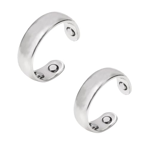MEIION nevolta Vital - Der Magnetfeldtherapie Ring Magnetring aus Edelstahl Magnetfeldtherapie Ring zur Stresslinderung, Verbesserung der Schlafqualität und Förderung des Wohlbefindens von MEIION