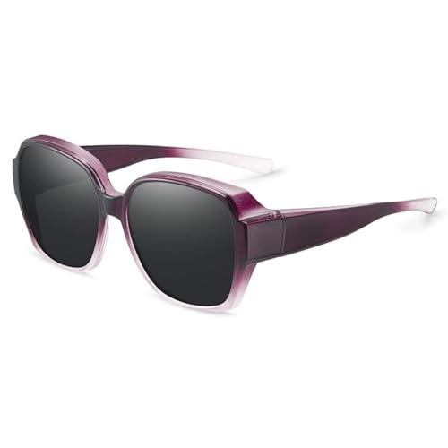 MEIION solene paris OptiShade – Polarisierende Überbrille Polarisiert Überzieh Sonnenbrille für Normale Brille mit UV400 Schutz, Übergroß und Ultraleicht ideal zum Fahren und Angeln von MEIION