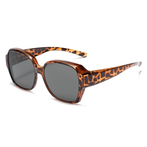 MEIION solene paris OptiShade – Polarisierende Überbrille Polarisiert Überzieh Sonnenbrille für Normale Brille mit UV400 Schutz, Übergroß und Ultraleicht ideal zum Fahren und Angeln von MEIION