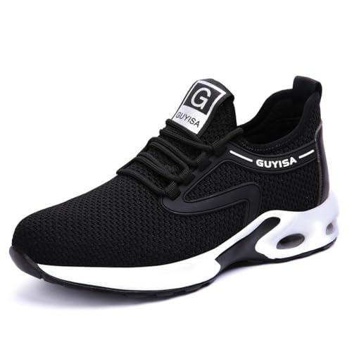 vanea barfussschuhe Sicherheitsschuhe Pro Leichte Sicherheitsschuhe für Herren und Damen - Atmungsaktive Stahlkappenschuhe, Antishock, Anti-Smashing, Komfortable Arbeitsschuhe von MEIION