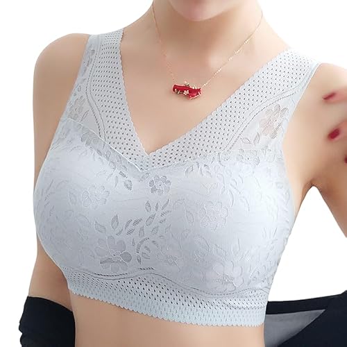 wmbra Ultra-Dünner Atmungsaktiver Natürliche Eleganz Unsichtbare Unterstützung Bügellos Nahtloser V-Rücken-BH Bequemer Halt und Komfort: Starker Halt und nahtloses Design von MEIION