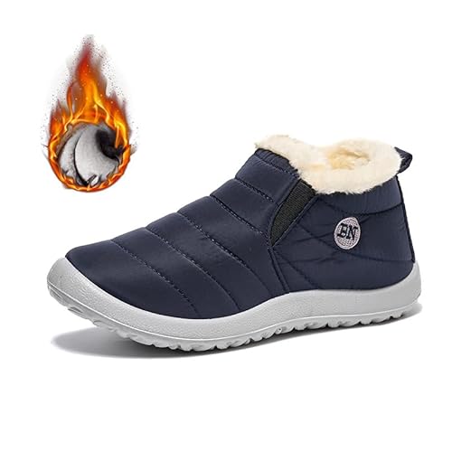 MEIION zehenheld PODOjoy | Unisex-Komfortstiefel für Herbst und Winter Damen Winterstiefel Wasserdicht Warm Gefüttert Komfort Outdoor Schneestiefel Kurze Stiefelette Winterschuhe von MEIION