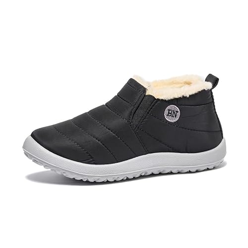 MEIION zehenheld PODOjoy | Unisex-Komfortstiefel für Herbst und Winter Damen Winterstiefel Wasserdicht Warm Gefüttert Komfort Outdoor Schneestiefel Kurze Stiefelette Winterschuhe von MEIION