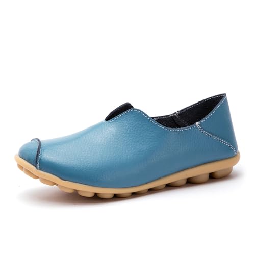 MEIION zentiv OrthoBounce orthopädische Schuhe Damen Loafers Atmungsaktive Leder Atmungsaktive Freizeitschuhe von MEIION