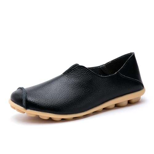 MEIION zentiv OrthoBounce orthopädische Schuhe Damen Loafers Atmungsaktive Leder Atmungsaktive Freizeitschuhe von MEIION