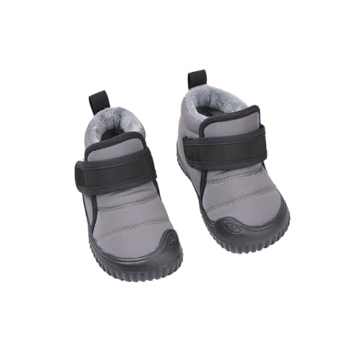 MeinBabylein Winter-Eroberer | ergonomische Barfuß-Winterschuhe – Winterbarfußschuhe für Kinder Flauschig warm gefütterte Schneestiefel – rutschfeste und Atmungsaktive Winterschuhe mit TPR-Sohle von MEIION