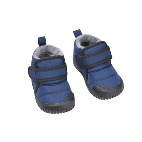 MeinBabylein Winter-Eroberer | ergonomische Barfuß-Winterschuhe – Winterbarfußschuhe für Kinder Flauschig warm gefütterte Schneestiefel – rutschfeste und Atmungsaktive Winterschuhe mit TPR-Sohle von MEIION