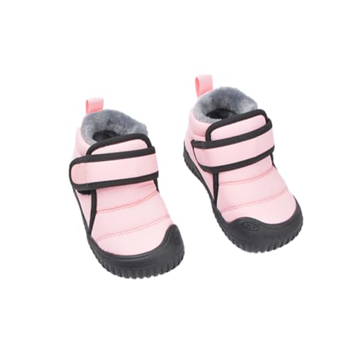 MeinBabylein Winter-Eroberer | ergonomische Barfuß-Winterschuhe – Winterbarfußschuhe für Kinder Flauschig warm gefütterte Schneestiefel – rutschfeste und Atmungsaktive Winterschuhe mit TPR-Sohle von MEIION