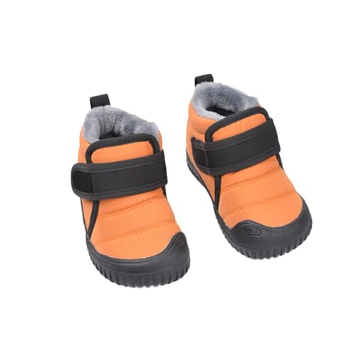 MeinBabylein Winter-Eroberer | ergonomische Barfuß-Winterschuhe – Winterbarfußschuhe für Kinder Flauschig warm gefütterte Schneestiefel – rutschfeste und Atmungsaktive Winterschuhe mit TPR-Sohle von MEIION